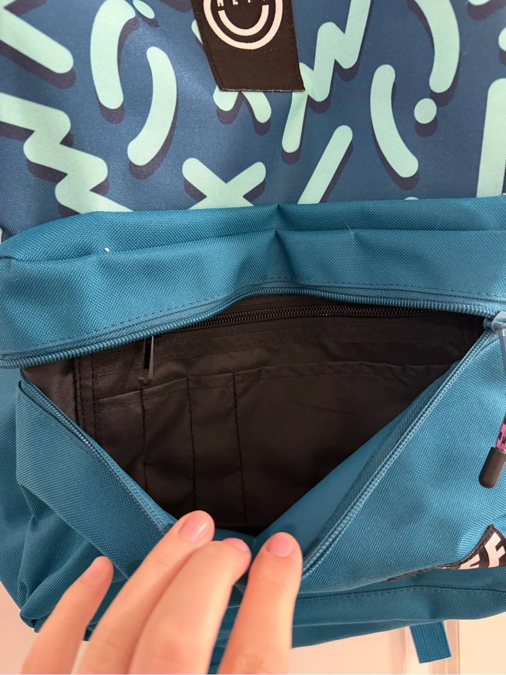 Neff Teal & Aqua Patterned Men's Backpack